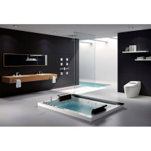 2021 Rubber trimming Built in Bathtub Double Massage bath Tub